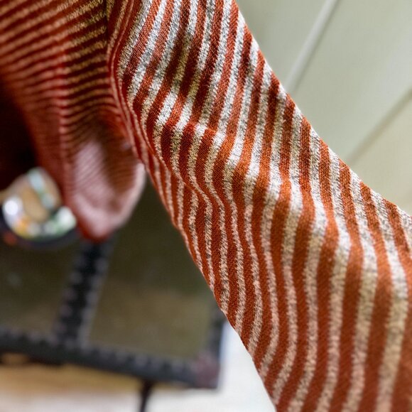 Vintage Collared V-neck Wool Rodier Paris Sweater - Picture 3 of 5